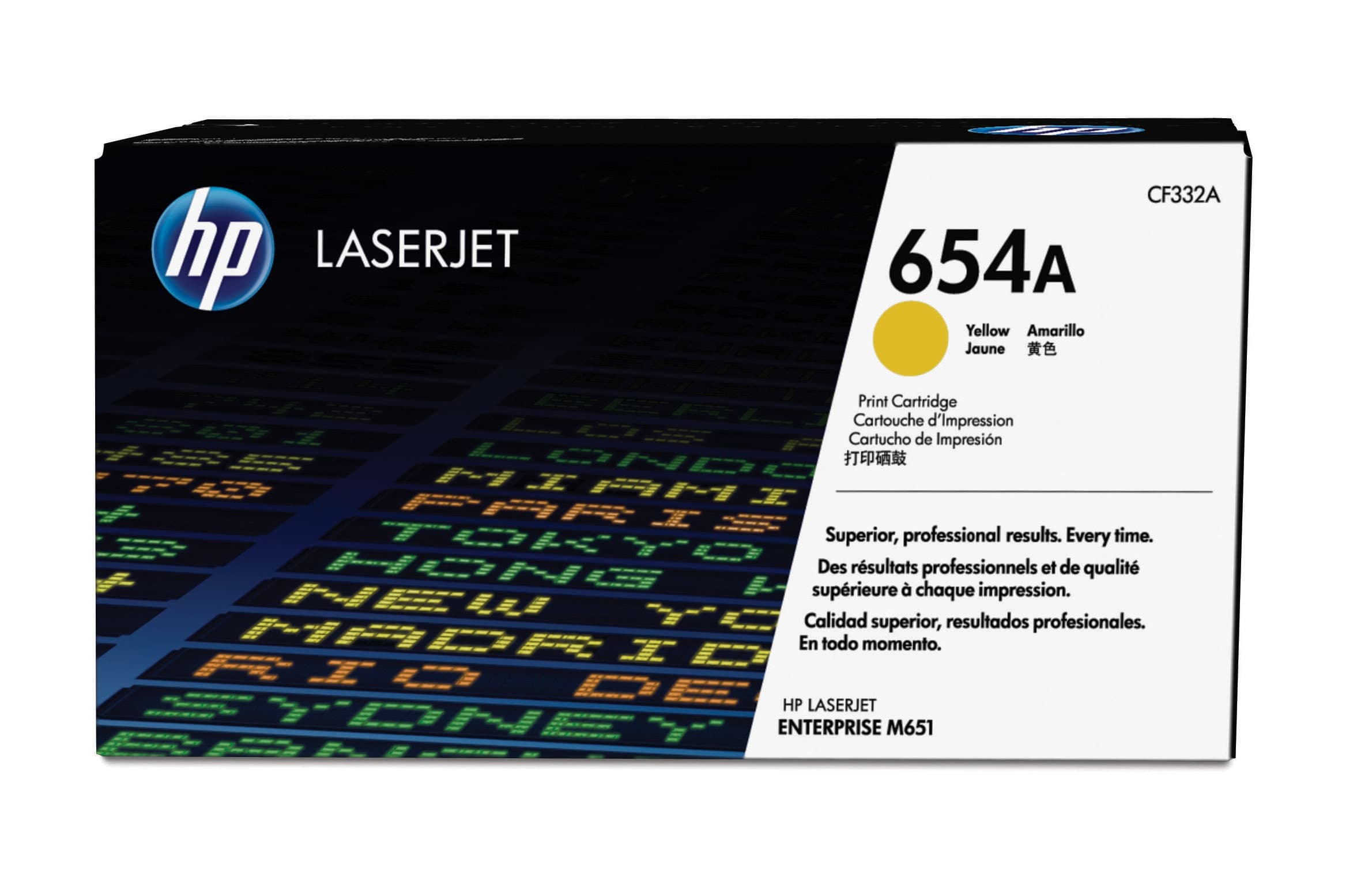 HP HP LasJet 654A YellCart CF332A HT654Y
