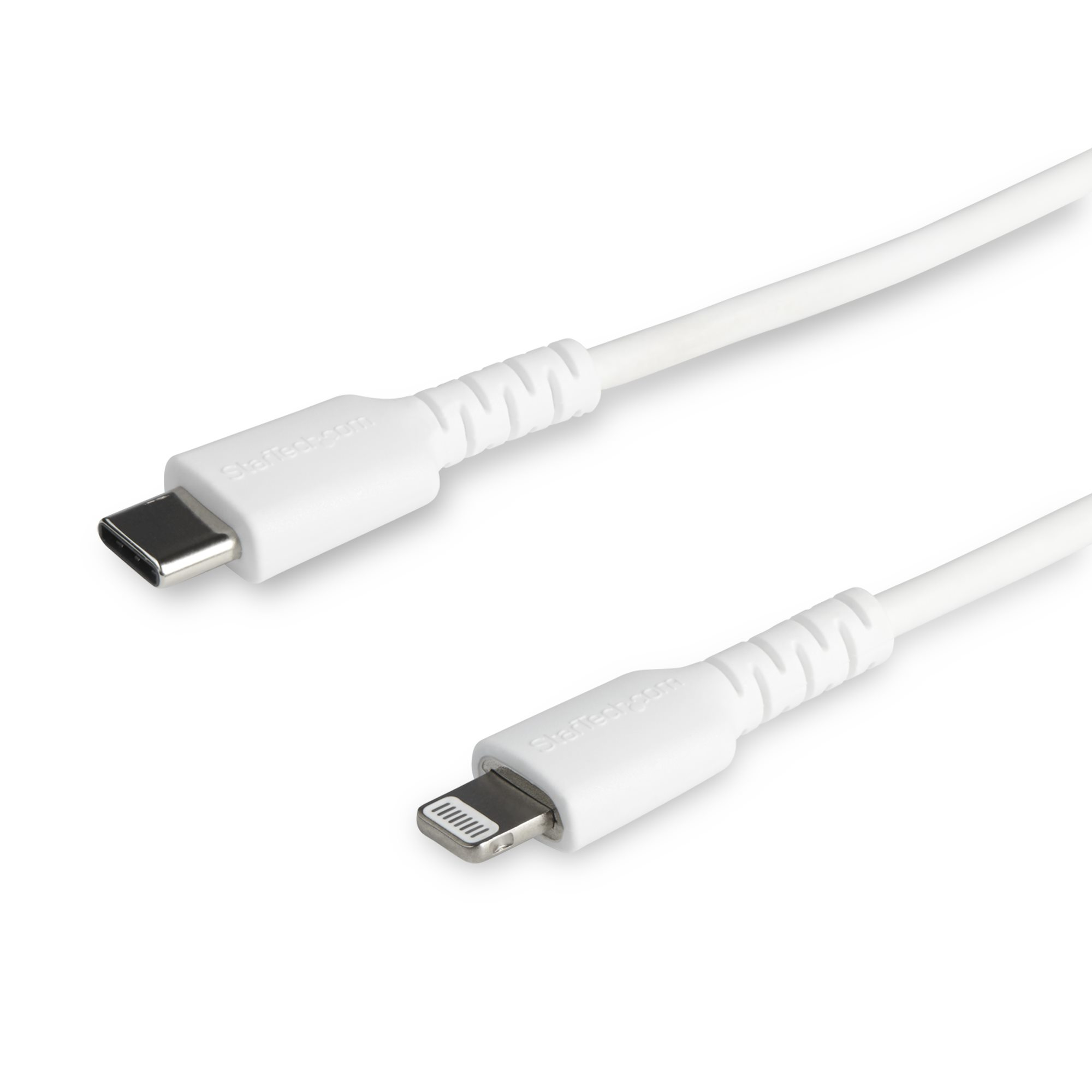 STARTECH.COM 2M/6FT DURABLE USB-C TO LIGHTNING CABLE MFI CERTIFIED, WHITE 2 YR thumbnail 2