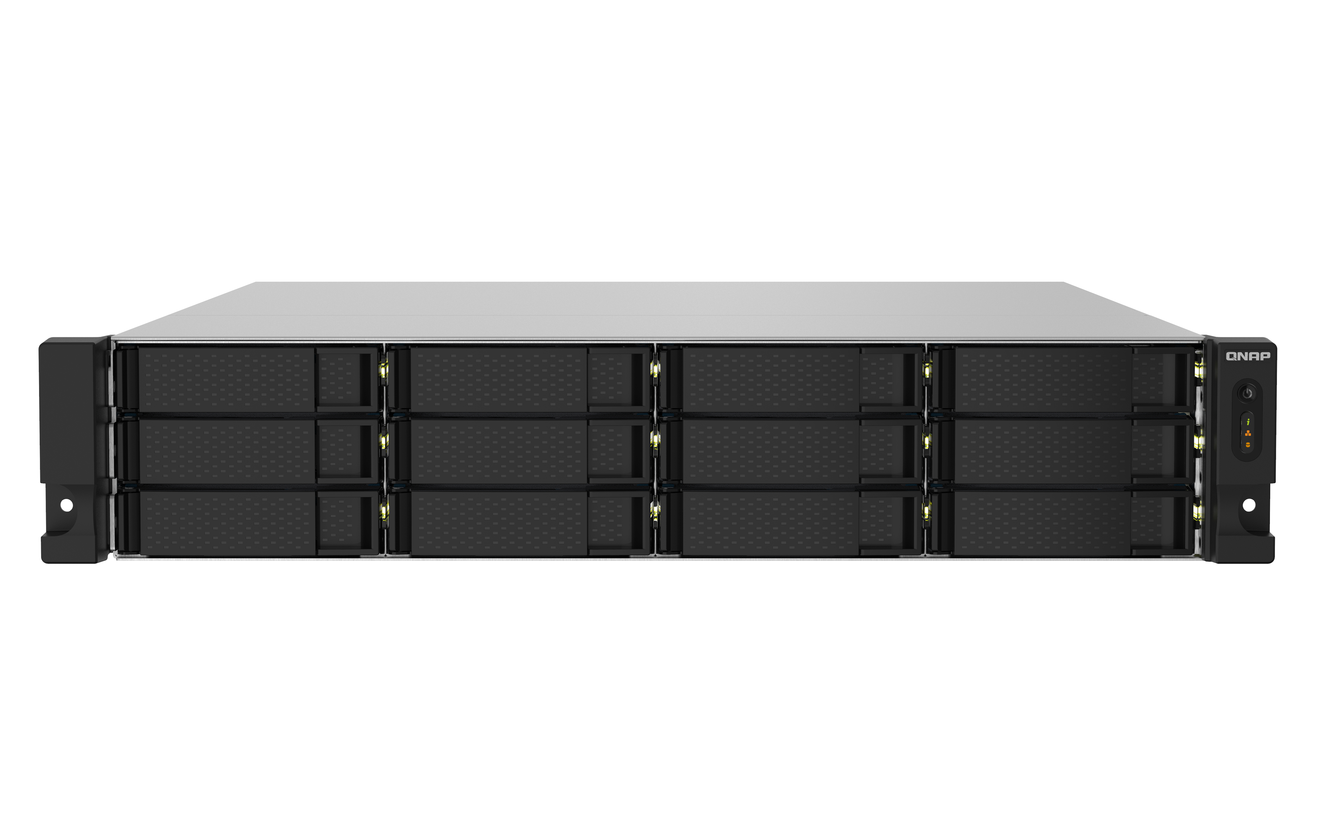 QNAP TS-1232PXU-RP-4G, 12 BAY NAS (NO DISK),CORTEX-57, 4GB, 2.5GbE(2),10GbE SFP+(2),2U,3YR thumbnail 1
