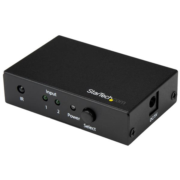 STARTECH.COM 2-PORT HDMI SWITCH - 4K HDMI SWITCH BOX - ULTRA HD 4K 60HZ 2 YR thumbnail 2