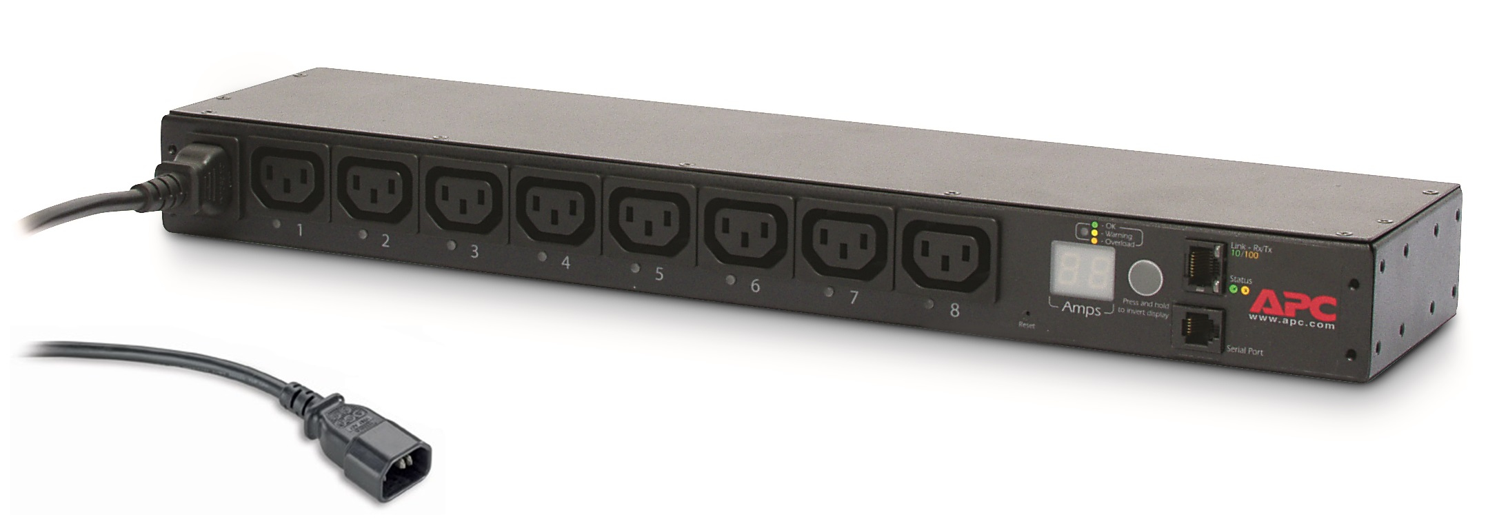 APC RACK PDU. SWITCHED. 1U. 12A/208V. 10A/23 thumbnail 2