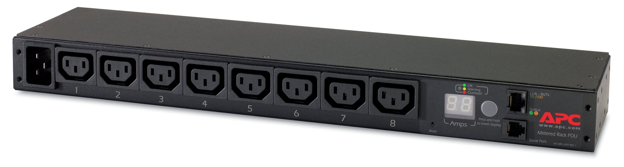 APC RACK PDU. METERED. 1U. 16A. 208/230V. (8 thumbnail 2