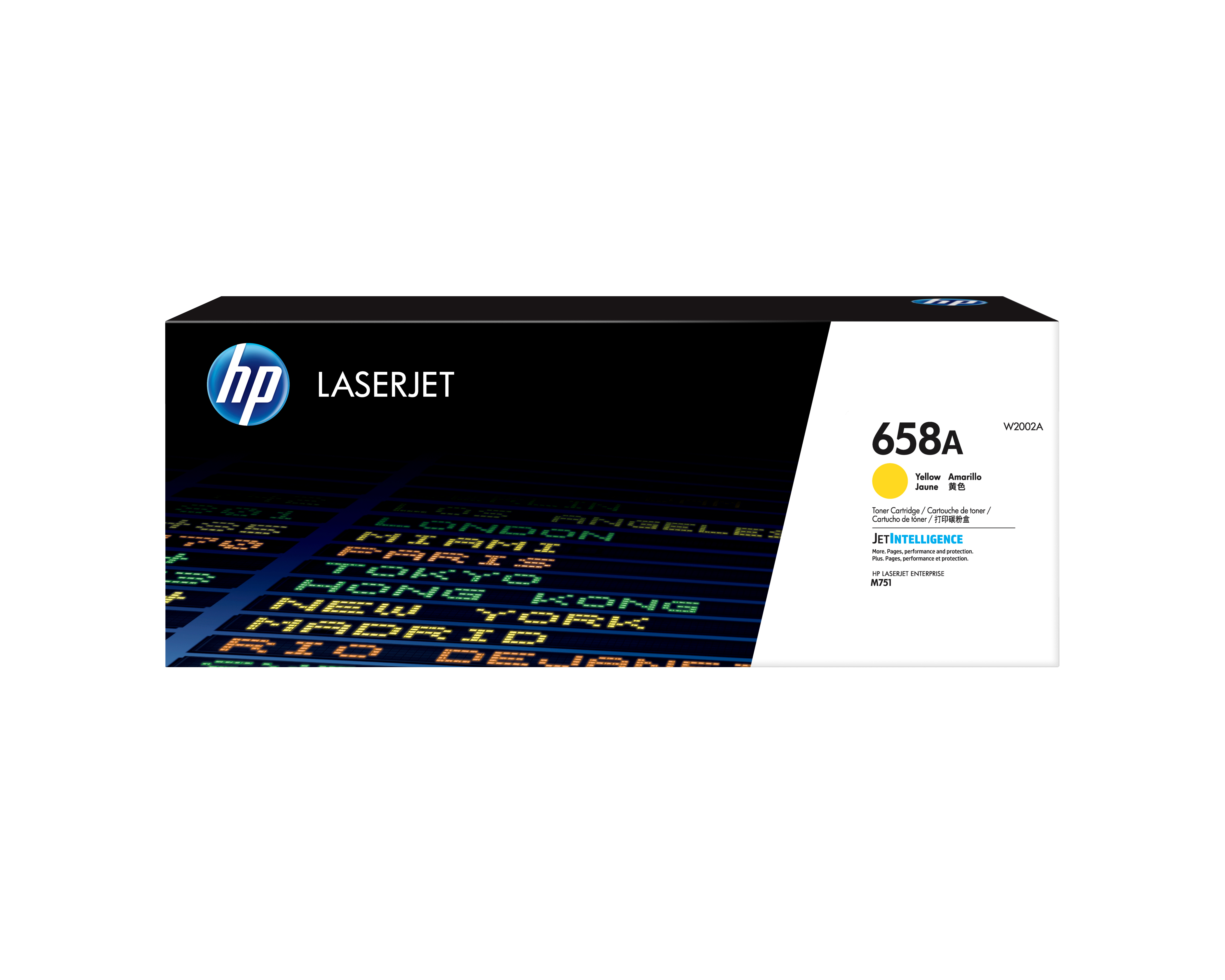HP 658A Yellow LaserJet Toner Cartridge thumbnail 1