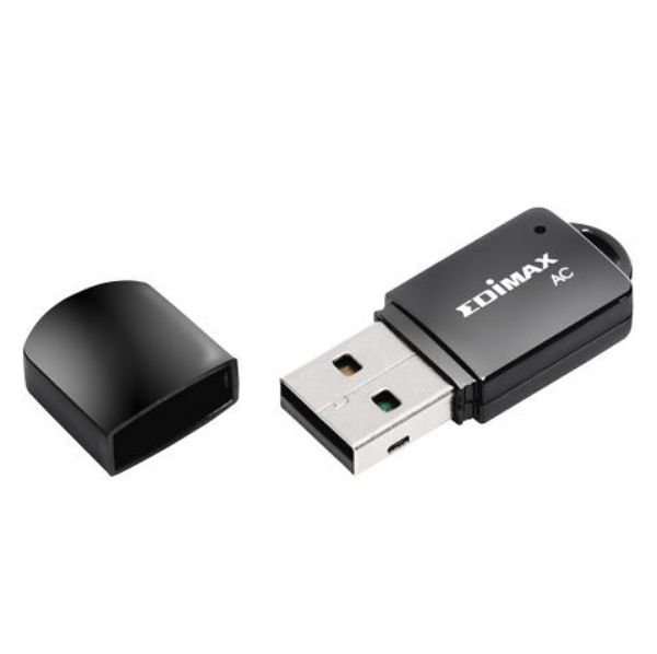EDIMAX AC600 Wireless Dual-Band Mini USB Adapter. Compact thumbnail 1