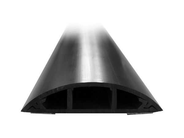 DYNAMIX 1m Floor Mount Round Wiring Duct. Dims -  70mm x 16.5mm (WxH) thumbnail 2