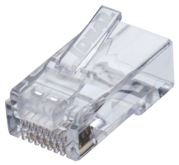 IDEAL INDUSTRIES CAT6 UTP RJ45 Push Through Plug. Pack of 50. thumbnail 2