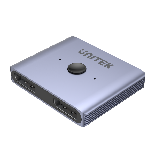 UNITEK 8K DisplayPort 1.4 Bi- DirectioSwitch with 2-In-1-Out or thumbnail 2