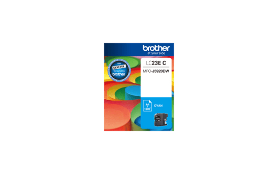 Brother LC23EC Cyan Ink Cartridge thumbnail 2