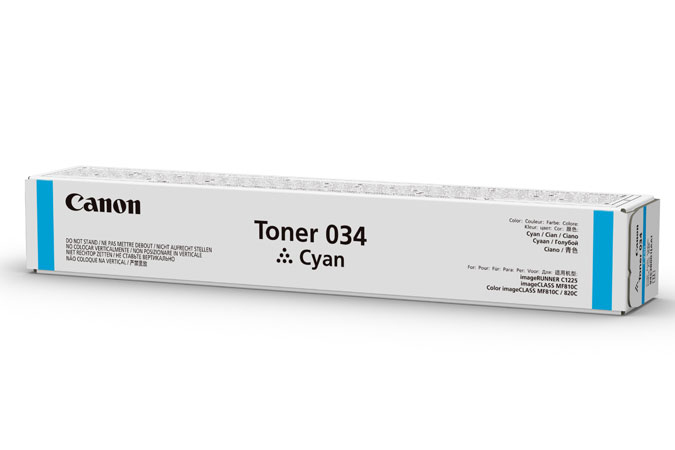 Canon CART034 Cyan Toner thumbnail 1