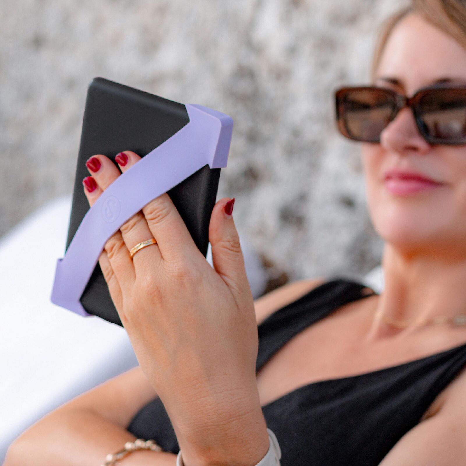 Large Lilac Strap thumbnail 1