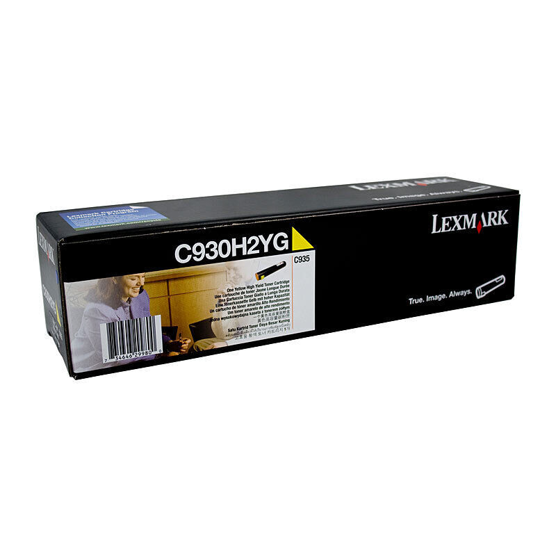 Lexm C930H2YG Yellow Toner thumbnail 2