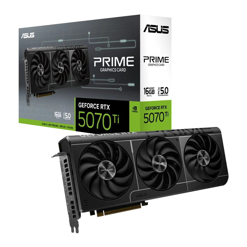 ASUS Prime-RTX5070TI-16G Graphics Card — Asus — GPUs
